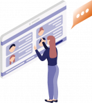 Illustration – video-chat Illustration - video-chat